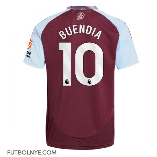 Camiseta Aston Villa Emiliano Buendia #10 Primera Equipación 2024-25 manga corta